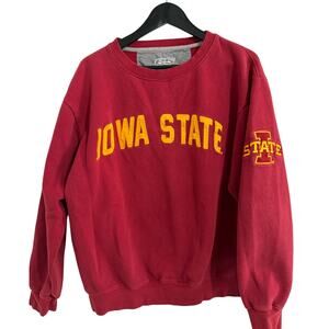 Iowa State Cyclones Stitched Crewneck Sweatshirt Size Large